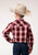 Roper Boys Basic Plaid Red 100% Cotton L/S Shirt