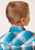 Roper Kids Boys Deep Pool Ombre Blue 100% Cotton L/S Shirt
