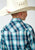 Roper Boys Cool Breeze Plaid Blue 100% Cotton L/S Shirt