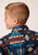 Roper Boys Navy Aztec Stripe Blue 100% Cotton L/S Shirt