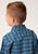 Roper Kids Boys 1486 Mini Aztec Blue 100% Cotton S/S Shirt