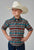 Roper Kids Boys 1898 Aztec Stripe Red 100% Cotton S/S Shirt