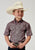 Roper Boys Paisley Stretch Red Cotton Blend S/S Shirt