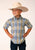 Roper Kids Boys 1552 Sandy Plaid Tan 100% Cotton Btn S/S Shirt