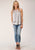 Roper Womens Grey 100% Cotton S/L Blouse