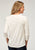Roper Womens Embroidered Yokes Cream 100% Cotton S/S Tunic