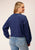 Roper Womens Broncos Blue 100% Cotton Sweatshirt