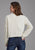 Roper Womens Large Horse Head Cream 100% Cotton L/S T-Shirt