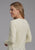 Roper Womens Embroidered Floral Cream 100% Cotton L/S T-Shirt