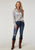 Roper Womens 1916 Solid Poplin Grey 100% Cotton L/S Shirt