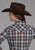Roper Womens 2169 Horseshoe Dobby Brown 100% Cotton L/S Shirt
