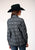 Roper Womens 1850 Aztec Stripe Black 100% Cotton L/S Shirt
