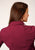Roper Womens Black Solid Fill Wine 100% Cotton L/S Shirt