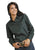 Roper Womens Green 100% Cotton L/S Solid Poplin Snap L/S Western Shirt