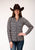 Roper Womens Vintage Paisley Blue 100% Cotton L/S Shirt