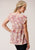Roper Womens Spring Paisley Yellow 100% Polyester S/S Tunic