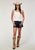 Roper Womens 2015 Swiss Dot White 100% Cotton S/L Tank Top