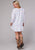Roper Womens Swiss Dot Summer White 100% Cotton L/S Dress