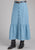 Roper Womens Maxi Length Ruffle Blue 100% Cotton Skirt