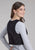 Roper Womens Fitted Mini Corduroy Black 100% Cotton Vest