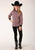 Roper Girls Western Diamond Red 100% Cotton L/S Shirt