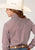 Roper Girls Climbing Diamond Red Cotton Blend L/S Shirt