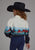 Roper Kids Girls 2202 Western Border Black 100% Rayon L/S Shirt