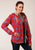Roper Womens Thermal Lined Flannel Red 100% Cotton Jacket