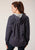 Roper Womens Thermal Lined Flannel Blue 100% Cotton Jacket