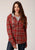 Roper Womens Thermal Lined Hooded Rust 100% Cotton Jacket