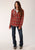 Roper Womens Thermal Lined Hooded Rust 100% Cotton Jacket