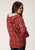Roper Womens Thermal Lined Hooded Rust 100% Cotton Jacket