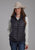 Roper Womens Down Proof Coated Black 100% Nylon Softshell Vest