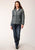 Roper Womens Parachute Down Silver Sage 100% Nylon Softshell Jacket