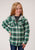 Roper Girls Thermal Lined Green 100% Cotton Jacket