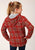 Roper Girls Thermal Lined Flannel Rust 100% Cotton Jacket