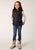 Roper Girls Rangegear Parachute Black 100% Nylon Softshell Vest