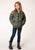 Roper Girls Camo Nylon Parachute Insulated Hood Jacket