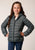 Roper Girls Crushable Polyfill Silver Sage 100% Nylon Softshell Jacket