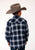 Roper Boys Sherpa Lined Plaid Blue 100% Cotton L/S Shirt