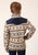 Roper Kids Boys Aztec Micro White Polyester Fleece Jacket
