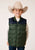 Roper Boys Quilted Polyfill Green 100% Polyester Softshell Vest