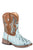 Roper Toddler Unisex Starlet Brown/Blue Faux Leather Cowboy Boots