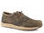 Roper Mens Clearcut Low Brown/Black Leather Slip-On Shoes