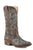 Roper Womens Riley Brown Faux Leather Cowboy Boots