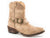 Roper Womens Nelly Vintage Beige Faux Leather Cowboy Boots