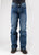 Tin Haul Mens Regular Joe Seam Back Blue Cotton Blend Jeans