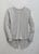 Tin Haul Womens 1488 Melange V-Neck Grey Poly/Spandex Sweater