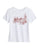 Tin Haul Womens Red Desert Scene White Cotton Blend S/S T-Shirt