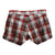 Tin Haul Womens Buckeye Check Red/Grey 100% Cotton Casual Shorts